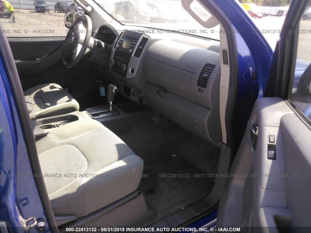 1N6AD0ER5DN741041 - 2013 NISSAN FRONTIER S/SV/SL/PRO-4X BLUE photo 5