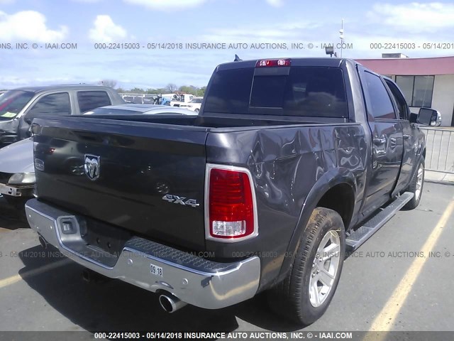 1C6RR7PTXGS151584 - 2016 RAM 1500 LONGHORN GRAY photo 4