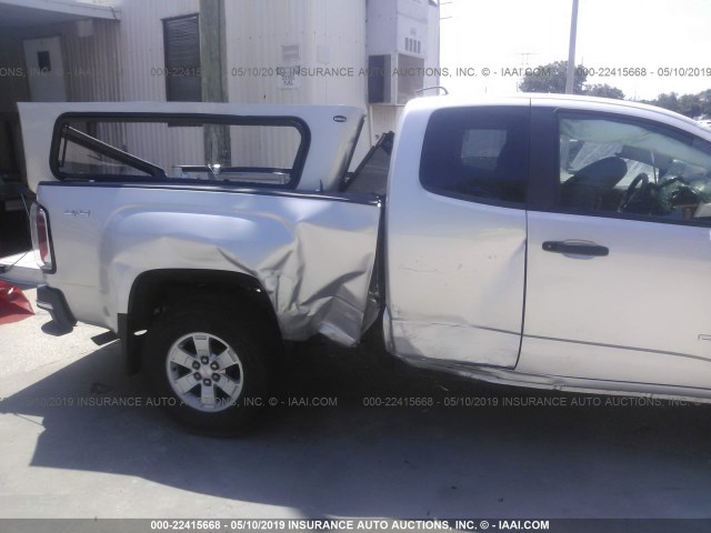 1GTH6AEA8F1155388 - 2015 GMC CANYON SILVER photo 6