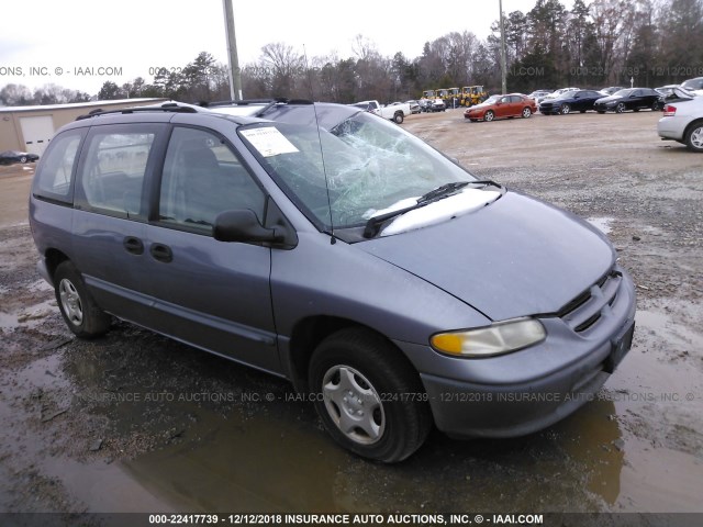 2B4FP2537VR128606 - 1997 DODGE CARAVAN PURPLE photo 1