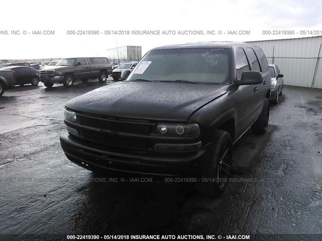 1GNEK13T11J206071 - 2001 CHEVROLET TAHOE K1500 BLACK photo 6