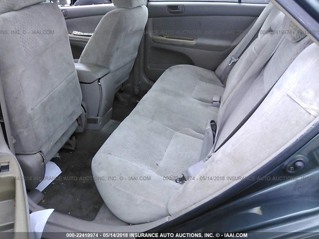 4T1BE30K43U786276 - 2003 TOYOTA CAMRY LE/XLE/SE GREEN photo 8