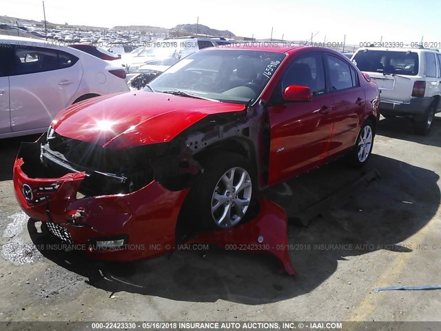 JM1BK323771612504 - 2007 MAZDA 3 S RED photo 2