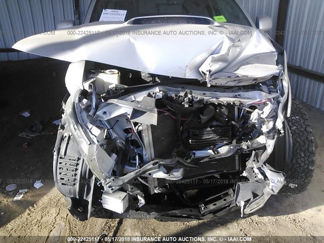3TMJU4GN7AM105294 - 2010 TOYOTA TACOMA DOUBLE CAB PRERUNNER SILVER photo 10