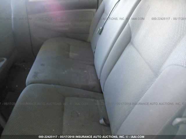 3TMJU4GN7AM105294 - 2010 TOYOTA TACOMA DOUBLE CAB PRERUNNER SILVER photo 8