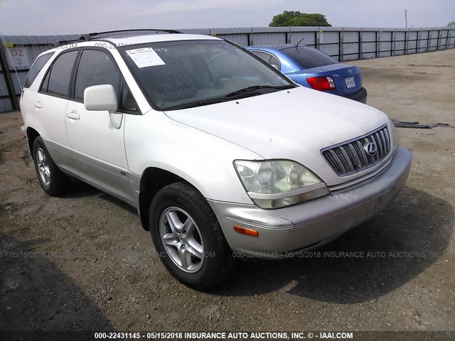 JTJGF10U620145307 - 2002 LEXUS RX 300 WHITE photo 1