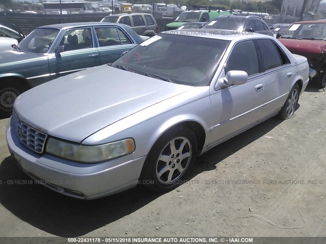 1G6KY54921U269623 - 2001 CADILLAC SEVILLE STS SILVER photo 2