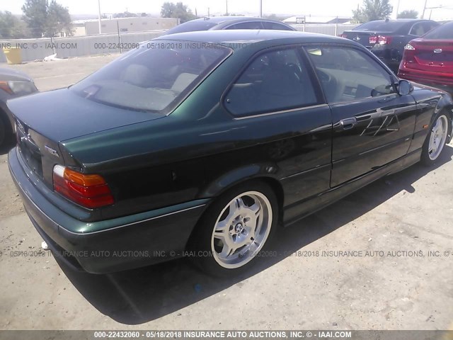 WBSBG9336XEY82585 - 1999 BMW M3 GREEN photo 4