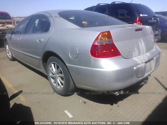 2C3HE66G91H550956 - 2001 CHRYSLER 300M SILVER photo 3