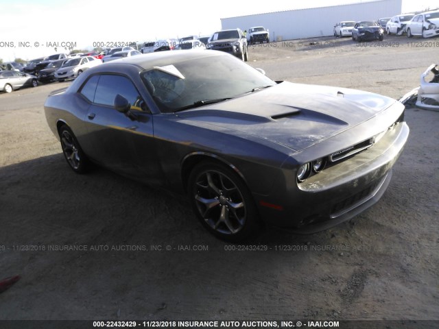 2C3CDZBG9FH794327 - 2015 DODGE CHALLENGER SXT PLUS GRAY photo 1