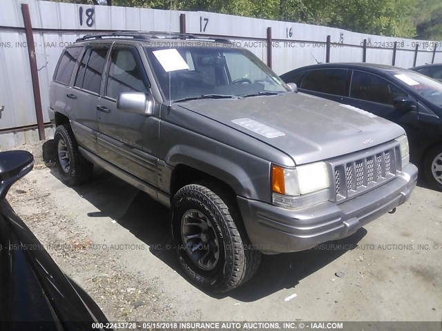 1J4GZ88Z5WC218894 - 1998 JEEP GRAND CHEROKEE LIMITED 5.9L GRAY photo 1