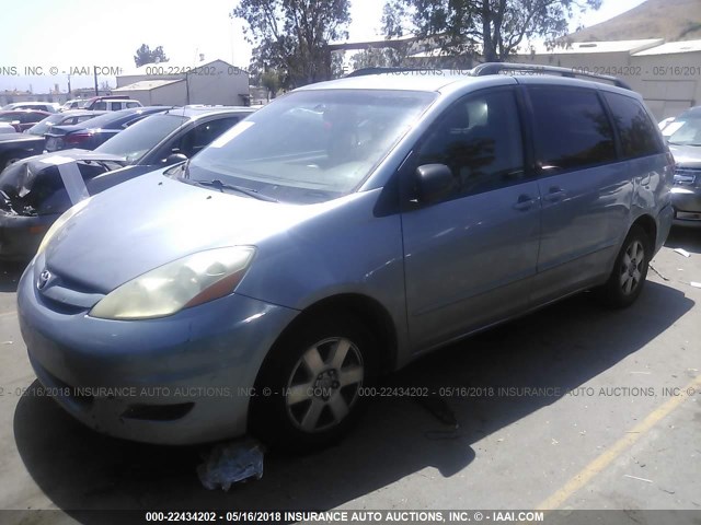 5TDZA23C96S420657 - 2006 TOYOTA SIENNA CE/LE GRAY photo 2