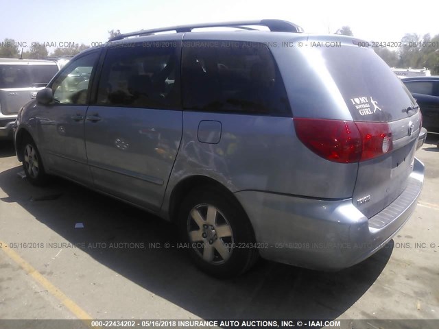 5TDZA23C96S420657 - 2006 TOYOTA SIENNA CE/LE GRAY photo 3