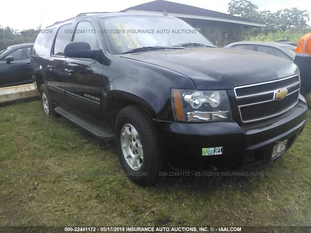 1GNSCHE03DR156792 - 2013 CHEVROLET SUBURBAN C1500  LS BLACK photo 1