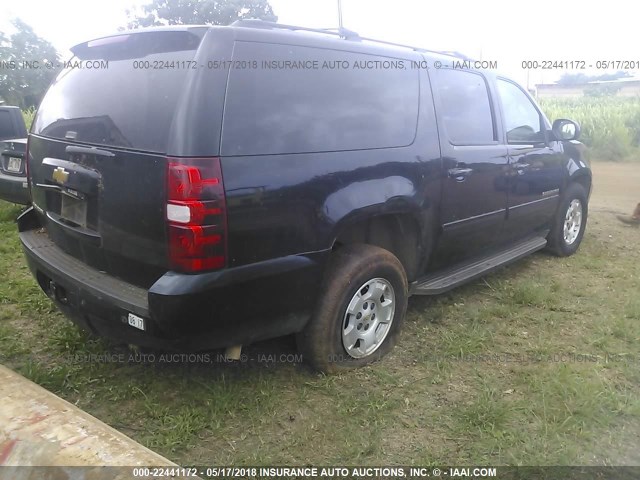 1GNSCHE03DR156792 - 2013 CHEVROLET SUBURBAN C1500  LS BLACK photo 4