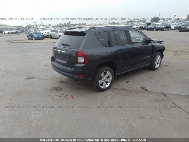 1C4NJCBAXED651744 - 2014 JEEP COMPASS SPORT BLACK photo 4