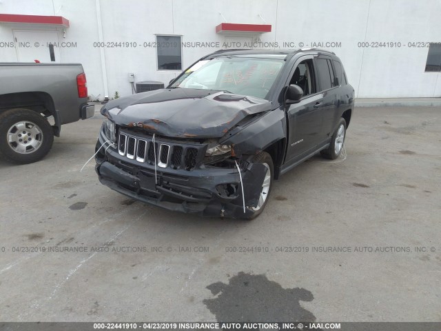 1C4NJCBAXED651744 - 2014 JEEP COMPASS SPORT BLACK photo 6