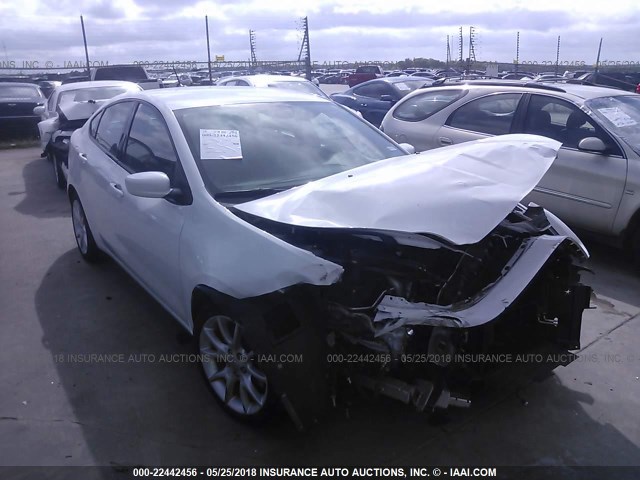 1C3CDFBA8DD232634 - 2013 DODGE DART SXT WHITE photo 1