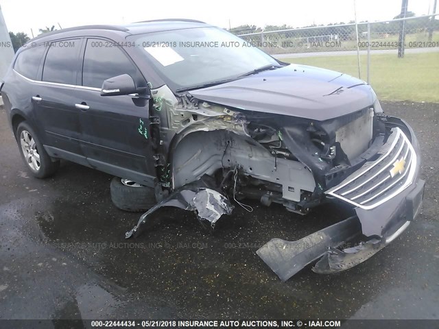 1GNKRGKD8GJ187121 - 2016 CHEVROLET TRAVERSE LT BROWN photo 1