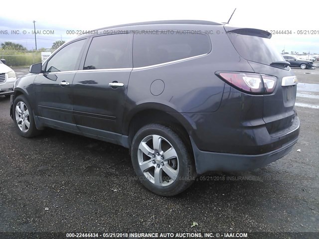 1GNKRGKD8GJ187121 - 2016 CHEVROLET TRAVERSE LT BROWN photo 3