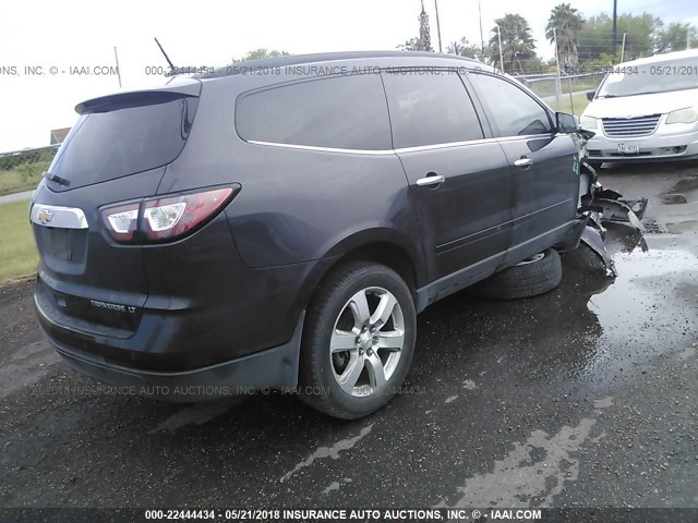 1GNKRGKD8GJ187121 - 2016 CHEVROLET TRAVERSE LT BROWN photo 4