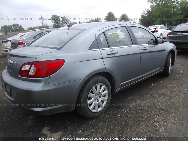 1C3LC46K68N116908 - 2008 CHRYSLER SEBRING LX Light Blue photo 4