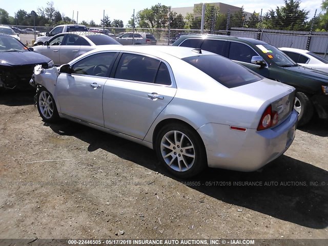 1G1ZG5E77CF327074 - 2012 CHEVROLET MALIBU LTZ SILVER photo 3