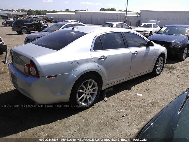 1G1ZG5E77CF327074 - 2012 CHEVROLET MALIBU LTZ SILVER photo 4