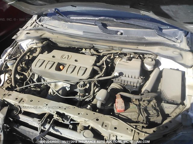 19VDE1F54DE003985 - 2013 ACURA ILX 20 PREMIUM SILVER photo 10