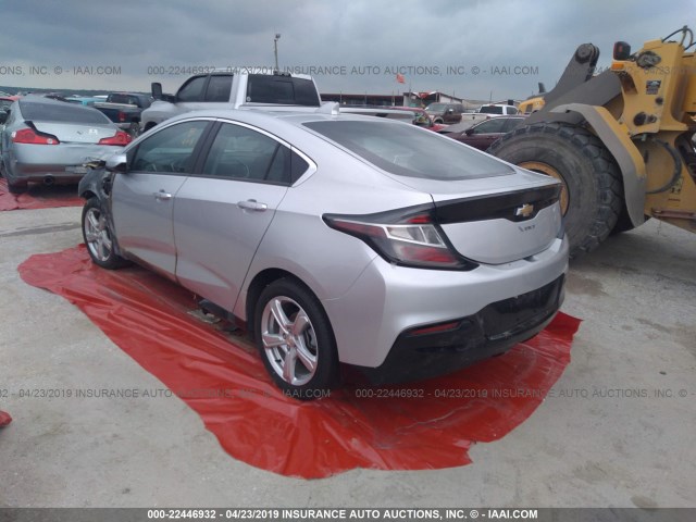 1G1RA6S52HU158448 - 2017 CHEVROLET VOLT LT SILVER photo 3