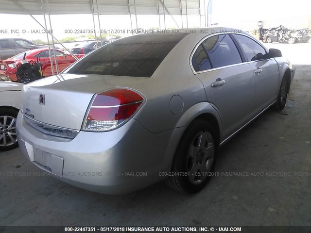 1G8ZS57B09F154069 - 2009 SATURN AURA XE SILVER photo 4