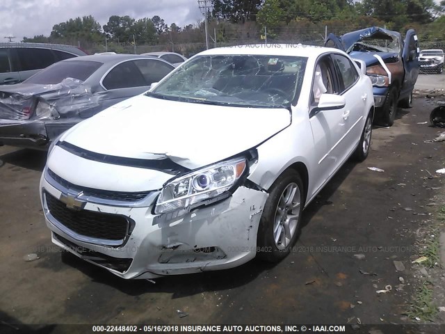 1G11C5SL4FF338869 - 2015 CHEVROLET MALIBU 1LT WHITE photo 2