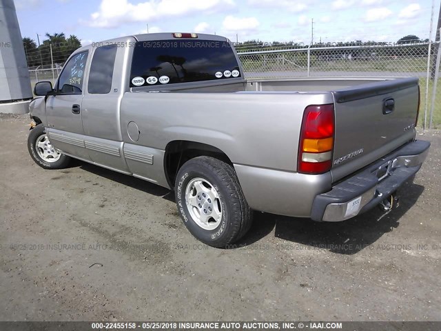 2GCEC19T4X1207263 - 1999 CHEVROLET SILVERADO C1500 GRAY photo 3