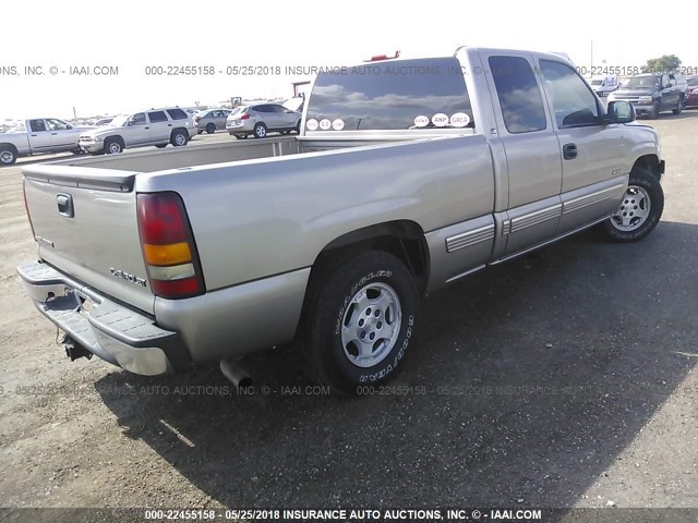 2GCEC19T4X1207263 - 1999 CHEVROLET SILVERADO C1500 GRAY photo 4