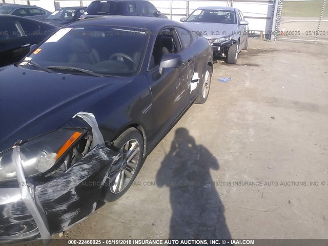 KMHHM66D68U276929 - 2008 HYUNDAI TIBURON GS BLACK photo 6