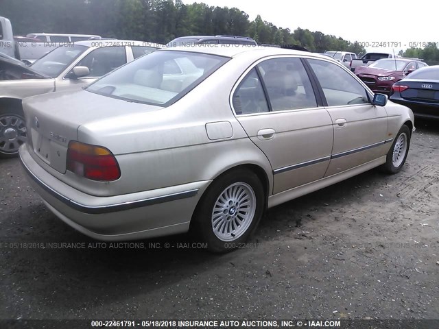 WBADE6324WBW58708 - 1998 BMW 540 I AUTOMATIC GOLD photo 4