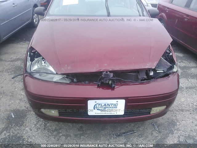 1FAFP38373W233385 - 2003 FORD FOCUS ZTS RED photo 6
