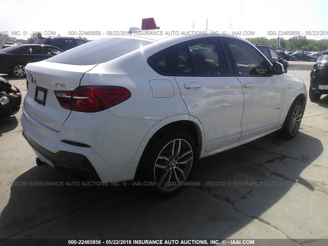 5UXXW5C54F0E87926 - 2015 BMW X4 XDRIVE35I WHITE photo 4