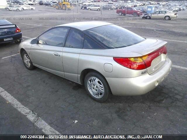 1G8ZY12771Z348952 - 2001 SATURN SC2 GOLD photo 3