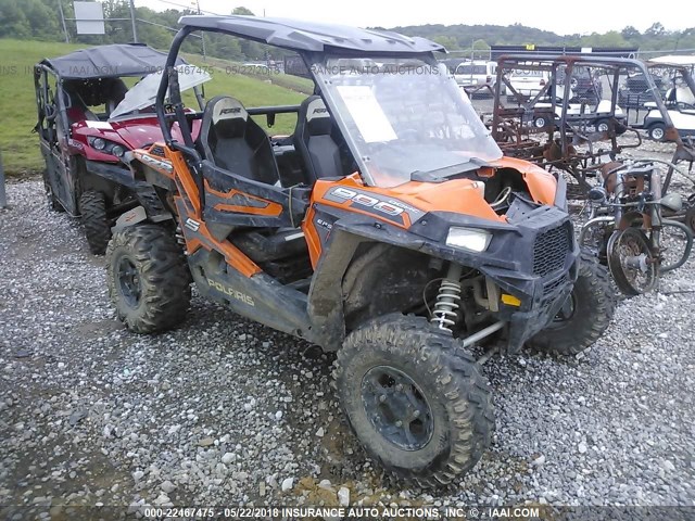 4XAVBE878GB667709 - 2016 POLARIS RZR S 900 EPS ORANGE photo 1