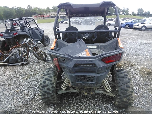 4XAVBE878GB667709 - 2016 POLARIS RZR S 900 EPS ORANGE photo 6