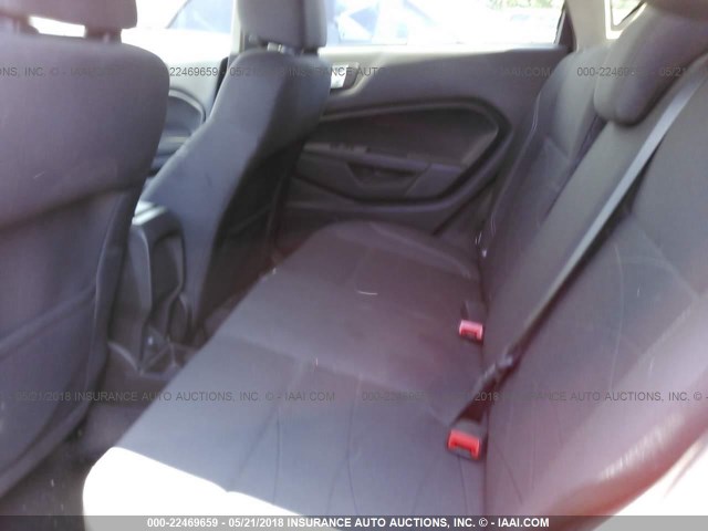 3FADP4EJ4FM158410 - 2015 FORD FIESTA SE RED photo 8