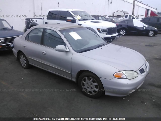 KMHJF35F6YU905828 - 2000 HYUNDAI ELANTRA GLS SILVER photo 1