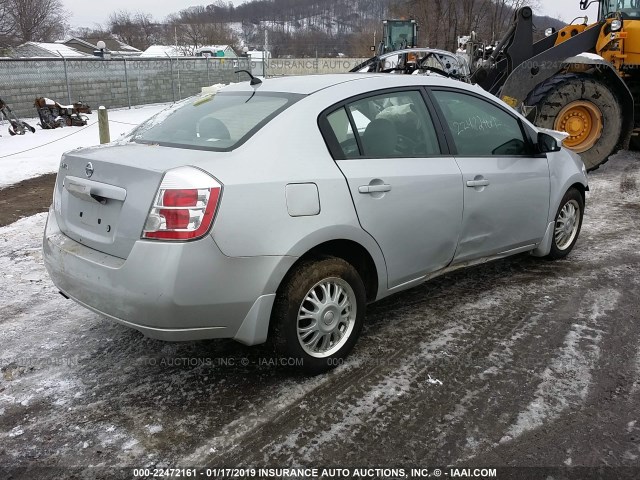 3N1AB61E89L641119 - 2009 NISSAN SENTRA 2.0/2.0S/2.0SL SILVER photo 4