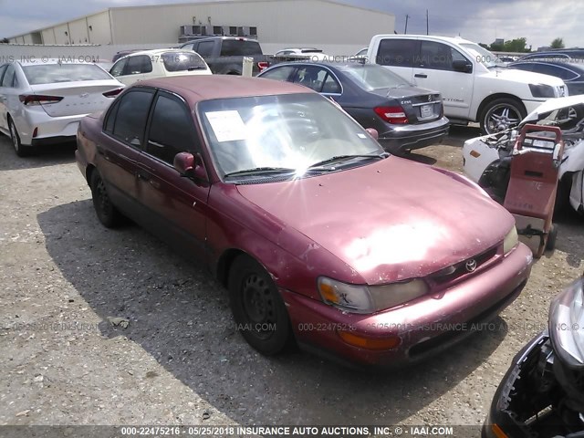 1NXBB02E6TZ410323 - 1996 TOYOTA COROLLA DX RED photo 1