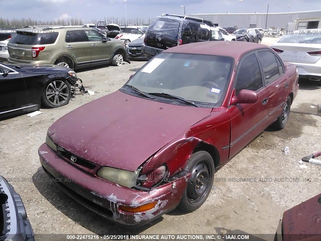 1NXBB02E6TZ410323 - 1996 TOYOTA COROLLA DX RED photo 2