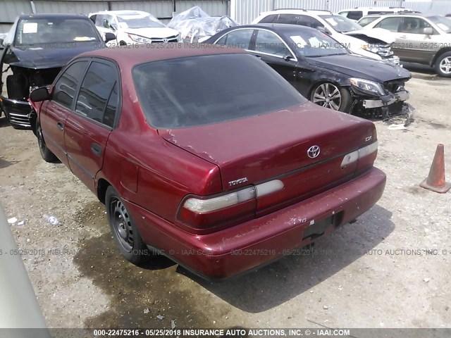 1NXBB02E6TZ410323 - 1996 TOYOTA COROLLA DX RED photo 3