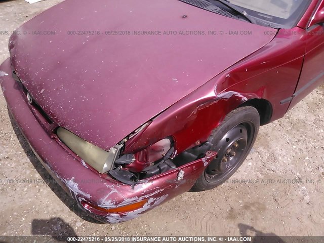 1NXBB02E6TZ410323 - 1996 TOYOTA COROLLA DX RED photo 6