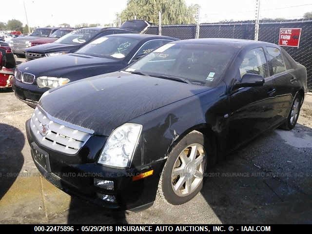 1G6DW677350220667 - 2005 CADILLAC STS BLACK photo 2