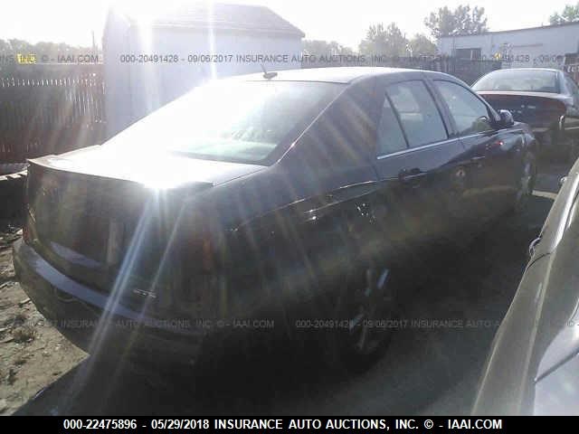 1G6DW677350220667 - 2005 CADILLAC STS BLACK photo 4